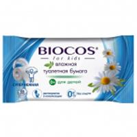 BioCos для детей, уп.45 Влажная туалетная бумага, РОССИЯ, код 4030400407, штрихкод 460712182939, артикул 5160