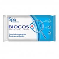 Влажные салфетки антибактериальные BioCos 60 шт/уп, Россия, код 50101170000, штрихкод 463001440213