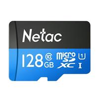 Карта флэш-памяти MicroSD 128 Гб Netac P500 Eco UHS-I (90 Mb/s) без адаптера (Class 10) 219888