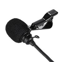 Микрофон - MC-R1 с прищепкой для телефона, 3,5 jack, 200см (black) 128835
