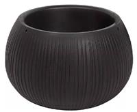 Кашпо (вазон) Prosperplast Beton Bowl DKB290-B411 чёрный 2 предмета 3.9 л