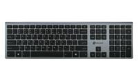 Клавиатура беспроводная Oklick 890s серый