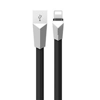 Кабель USB - Apple lightning Hoco X4 Zinc alloy rhombic 120см 2,4A (black) 72580