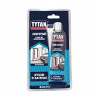 Герметик санитарный TYTAN Professional  силиконовый белый 85 мл, Китай, код 04203080093, штрихкод 590212021760, артикул 17601