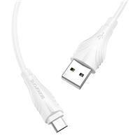 Кабель USB - micro USB Borofone BX18 100см 2,4A (white) 122957