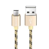 Кабель USB - micro USB Borofone BX24 Ring 100см 2,4A (gold) 133774