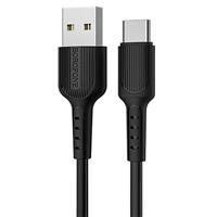 Кабель USB - Type-C Borofone BX16 Easy 100см 3A (black) 123100