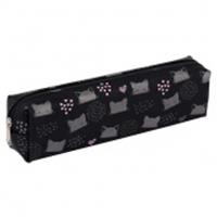 Пенал-косметичка силикон Кокос 200х50х40 Cat Pattern 230403 прямоугольный, Китай, код 56030070119, штрихкод 461008256251