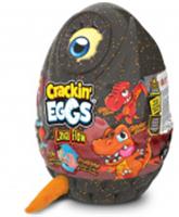 Игрушка мягконабивная динозавр 22 см Crackin'Eggs в яйце Серия Лава, Китай, код 83512010135, штрихкод 489708897973, артикул SK004A1