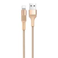 Кабель USB - Apple lightning Borofone BX21 100см 2,4A (gold) 122769