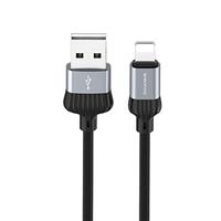 Кабель USB - Apple lightning Borofone BX28 Dignity 100см 2,4A (gray) 122737