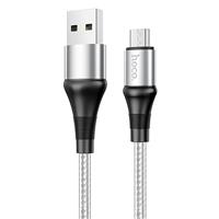 Кабель USB - micro USB Hoco X50 Excellent 100см 2,4A (gray) 202541