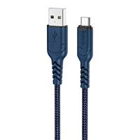 Кабель USB - micro USB Hoco X59 Victory PD 100см 2,4A (blue) 202528