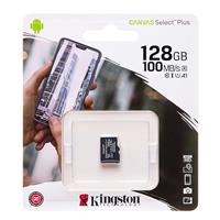 Карта флэш-памяти MicroSD 128 Гб Kingston Canvas Select Plus A1 (100 Mb/s) без адаптера (class 10) (black) 220871