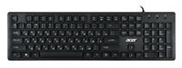 Клавиатура Проводная Acer okw020 черный slim (zl.kbdee.001)