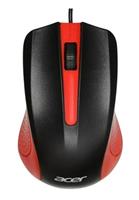 Мышь Проводная Acer omw012 черный/красный (zl.mceee.003)