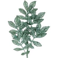 Ветка декоративная 57х23х1см EYK20-1015 Изящные листья зеленый (24)