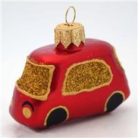 Елочное украшение Автобус 16 15 005 02 ручная роспись 46мм уп.