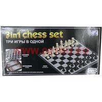 Игра настольная Шахматы,шашки,нарды 9818