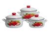Набор кастрюль Сочная клубника С-129/4АП2