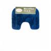Коврик для унитаза Lux Border ПЛЮШ 45х55 blue голубой, Китай, код 08602060055 