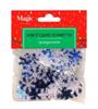 Новогоднее конфетти Бело-синие снежинки из ПВХ в форме снежинок / 15 граммсм арт.88552, КИТАЙ, код 75006090091, штрихкод 466011514352, артикул 88552
