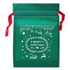 Подарочная упаковка - новогодний мешок New Year 02 (15x22cm) (green) (006) 211729