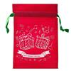 Подарочная упаковка - новогодний мешок New Year 02 (15x22cm) (red) (003) 211726