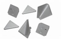 Комплект заглушек для плинтуса, серый, РОССИЯ, код 07703000002, штрихкод , артикул