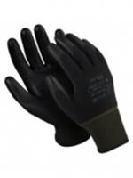 Перчатки нейлоновые облитые полиуретаном, Черные, Китай, код 0670200304, штрихкод 463024617020