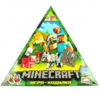 361244 По мотивам Minecraft. Игра-ходилка в треугольной коробке. 300х300х50мм. Умные игры 10шт, Китай, код 82005020455, штрихкод 465025057423, артикул 4650250574231 (10)