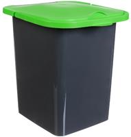 Контейнер для мусора 18л Пуро М2475 зеленый (8)
