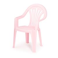 Кресло детское М1226 розовое (уп.5) пластмассовое