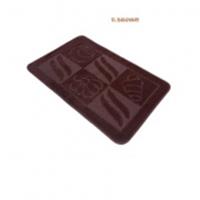 Коврик для ванной комнаты ZALEL 60*100 1-пр D.BROWN, Китай, код 08602060176 