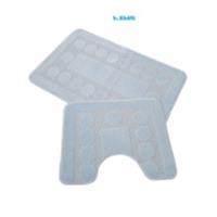 Набор ковриков для ванной комнаты ZALEL 60*100 2-пр L.BLUE, Китай, код 08602060148 