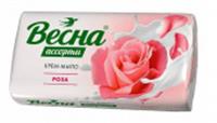 Мыло туал 90гр Роза Весна, РОССИЯ, код 3030716055, штрихкод 460131301997, артикул