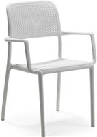 Стул (кресло) Nardi Bora с подлокотниками, цвет белый