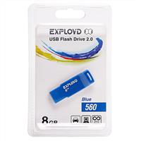 Флэш накопитель USB 8 Гб Exployd 560 (blue) 222582