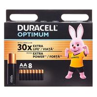 Батарейка AA Duracell LR6 OPTIMUM (8-BL) (8/64/16000) 219805