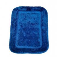 Коврик для ванной комнаты Lux Border ПЛЮШ 60х100 blue голубой, Китай, код 08602060029 