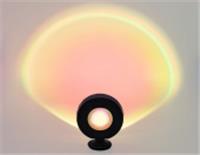 Атмосферная LED настольная лампа с пультом DE8383 BK черный LED RGB 3W (ПДУ RGB), КИТАЙ, код 05202260083, штрихкод 466023203333, артикул DE8383
