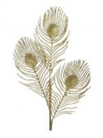 Интерьерное украшение Перья павлина из ПВХ / 73x27x1см арт.88851, КИТАЙ, код 75002092069, штрихкод 466011514523, артикул 88851