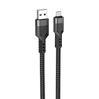 Кабель USB - micro USB Hoco U110 120см 2,4A (black) 220586