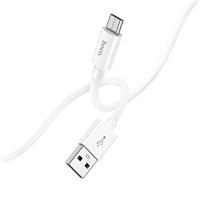 Кабель USB - micro USB Hoco X87 Magic 100см 2,4A (white) 220488