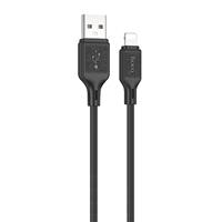 Кабель USB - Apple lightning Hoco X90 Cool 100см 2,4A (black) 220476