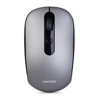 Мышь оптическая беспроводная Smart Buy SBM-262AG-G беззвучная (grey) 130679