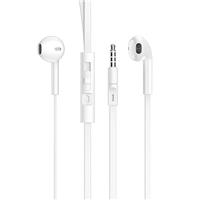 Проводные наушники с микрофоном вкладыши Borofone BM23 Bright sound Jack 3,5 (white) 126992