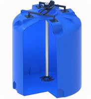 Емкость вертикальная Rostok(Росток) TR 1000, гиперболич. мешалка, комплект крепл, синий