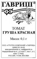 Семена томата Груша Красная 0.1гр (Гавриш) цв, Россия, код 3130308907, штрихкод 460143104840