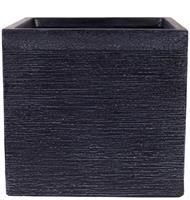 Кашпо (вазон) Idealist Флоранжери квадратное, черный (Д40 Ш40 В37.5 см)